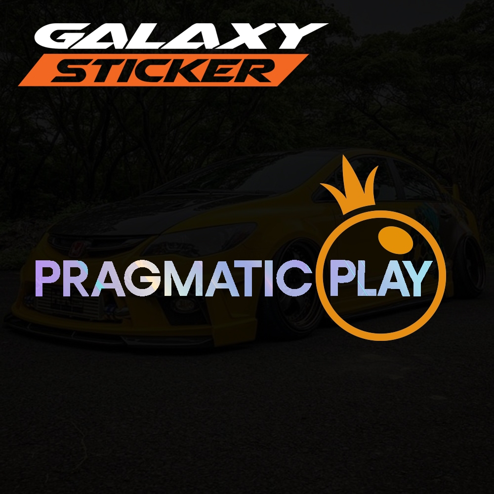 cutting sticker variasi pragmatic play .stiker motor mobil laptop pragmaticplay