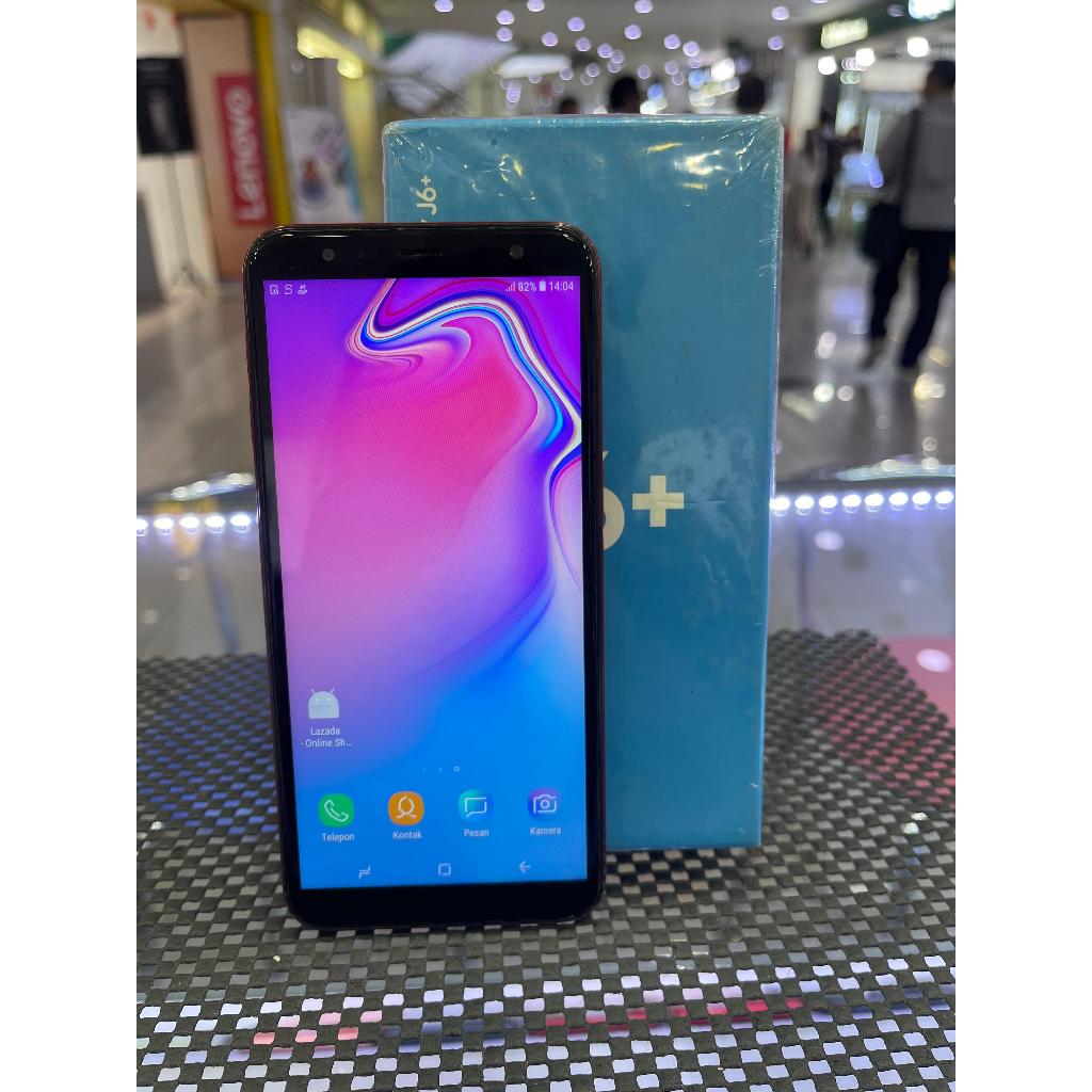 SAMSUNG GALAXY J6+ J6 PLUS 4/64GB SECOND SEKEN BEKAS RAM 4 INTERNAL 64