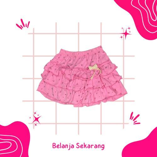 Rok Mini Anak Flowery Layer