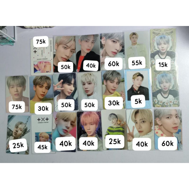 [Taehyun TXT photocard] minisode 1 Vr Ar ver pob, Tccfoe weverse reg ver fight escape pob, tccf os y