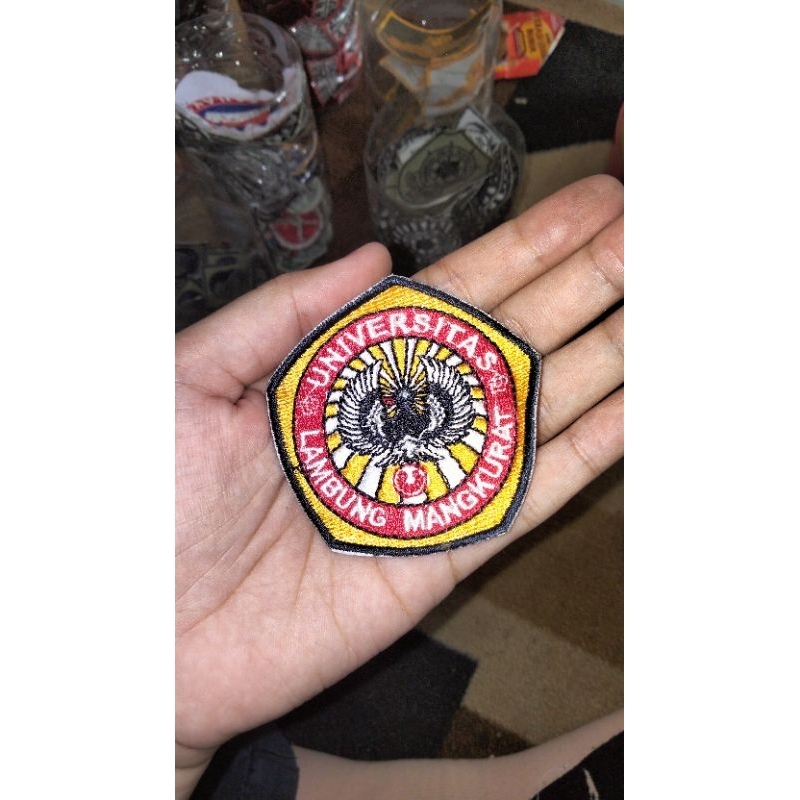 Lambang UNLAM (Universitas Lambung Mangkurat) bordir