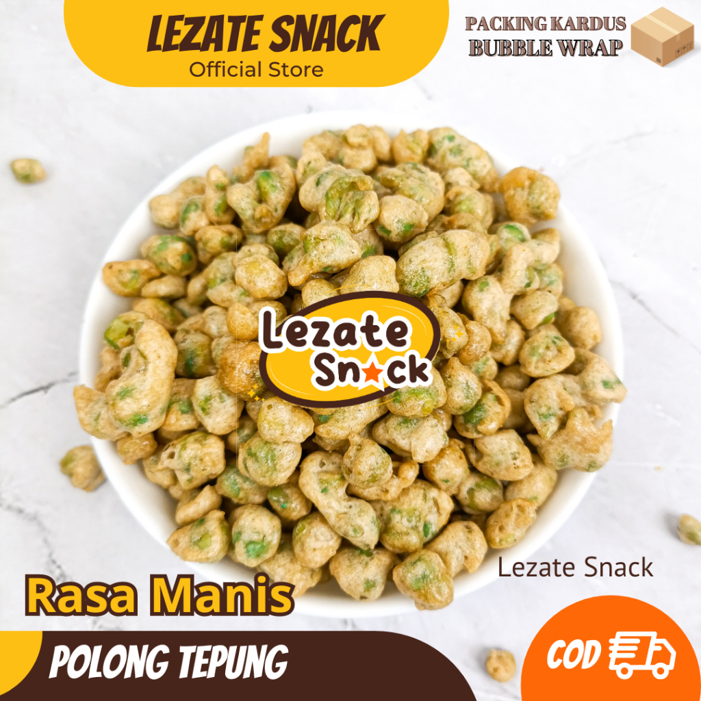 

Sedap Snack - Kacang Polong Tepung Manis 200gr Murah Enak / Kacang Kapri Tepung Bali Gurih Pedas Kacang Kiloan Murah Kacang Campur Lezate Snack Tari Poetri Bali Matahari