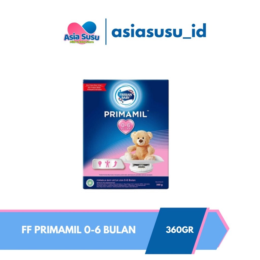Frisian Flag Primamil 360gr Susu Formula Bayi ( 0-6 ) Bulan / ( 6-12 ) Bulan