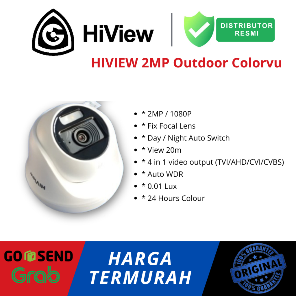 HIVIEW TH-B127-P 2MP Outdoor Colorvu