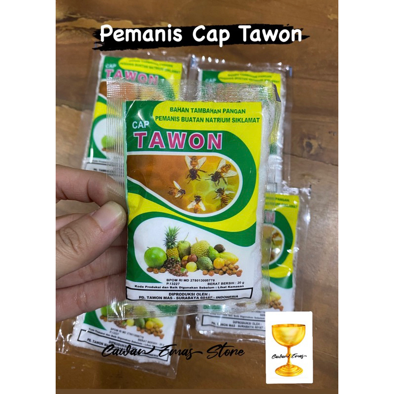 

Pemanis Buatan Cap Tawon 20gr / Sari Manis kemasan sachet / Natrium Siklamat