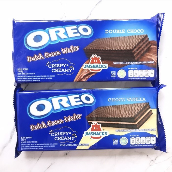 

OREO WAFER DOUBLE CHOCO 140G