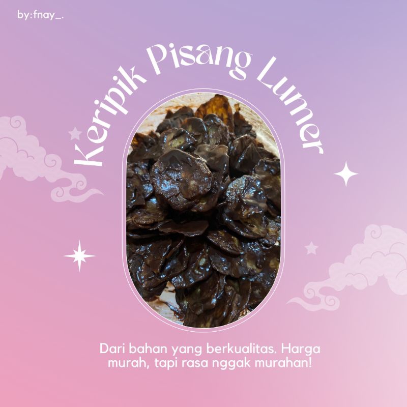 

Keripik Pisang Coklat Lumer