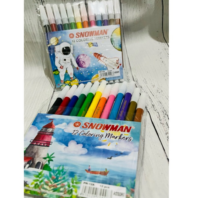 

SPIDOL SNOWMAN 12 WARNA/PW1A