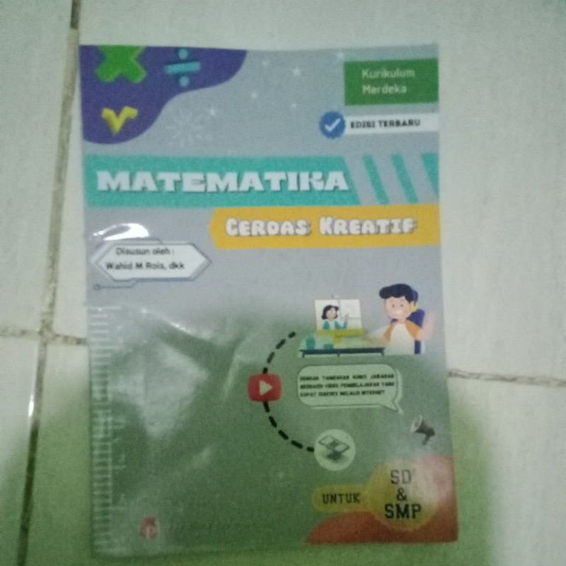 

buku matematika cerdas kreatif untuk SD&SMP