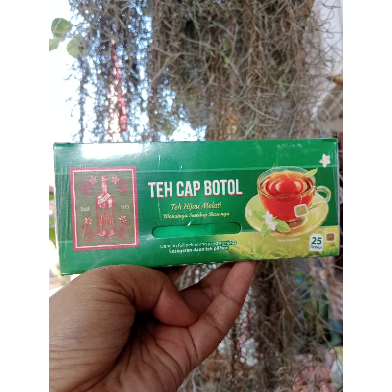 

TEH CELUP CAP BOTOL HIJAU AROMA MELATI ISI 25 TEA BAGS - TEH CELUP