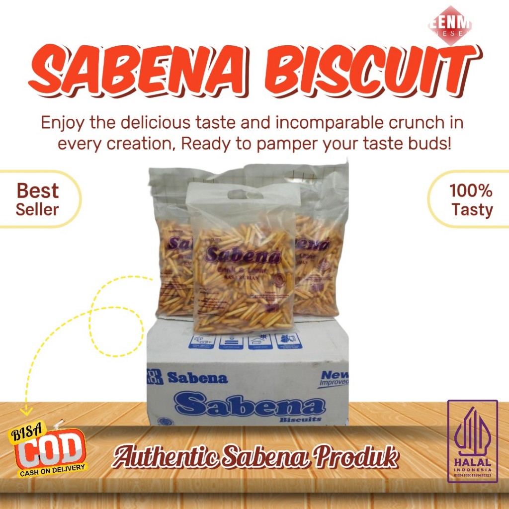 

100% Best seller Sabena Biscuit Original makanan Ringan/cemilan
