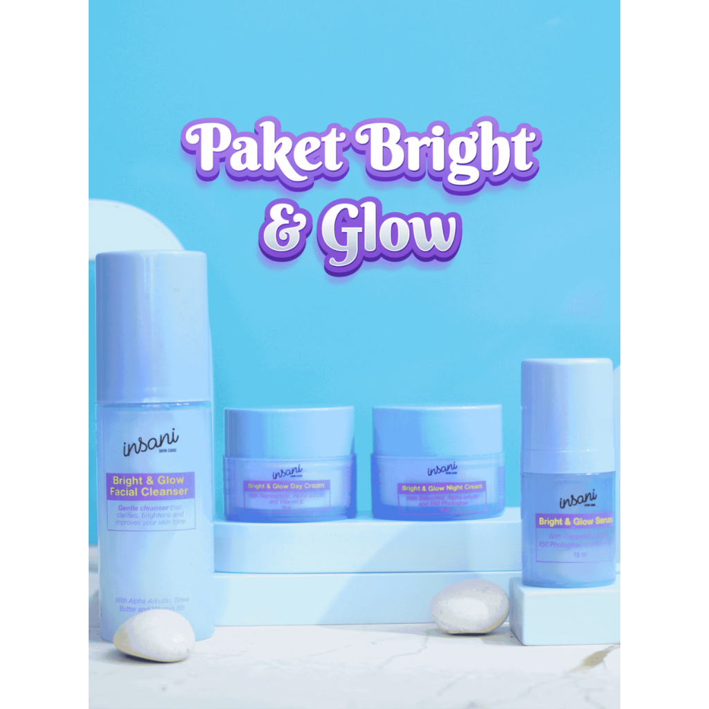 Paket Bright & Glow Insani Skincare - Insani Skincare Official Insani skincare, insani skincare BPOM