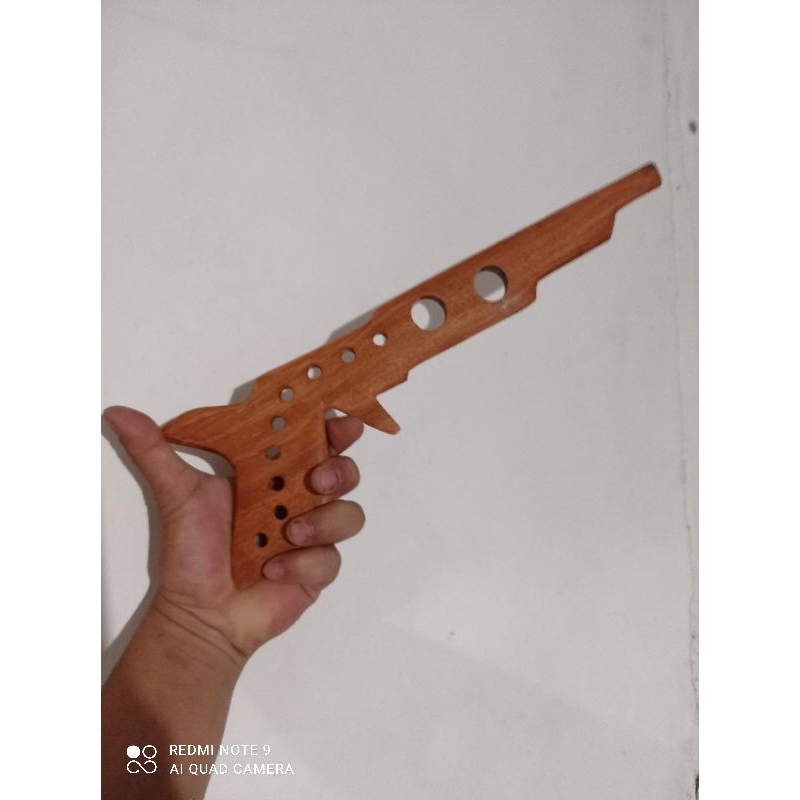 PISTOL MAINAN - PISTOL KAYU - PISTOL PERAGA - PISTOL  KAYU MAINAN - PISTOL ANAK