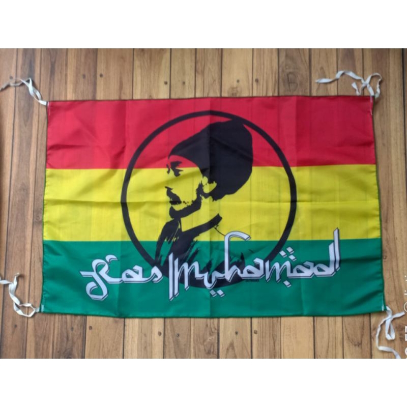 bendera rasta ras muhammad duta reggae indonesia hiasan dinding regge reggae rege