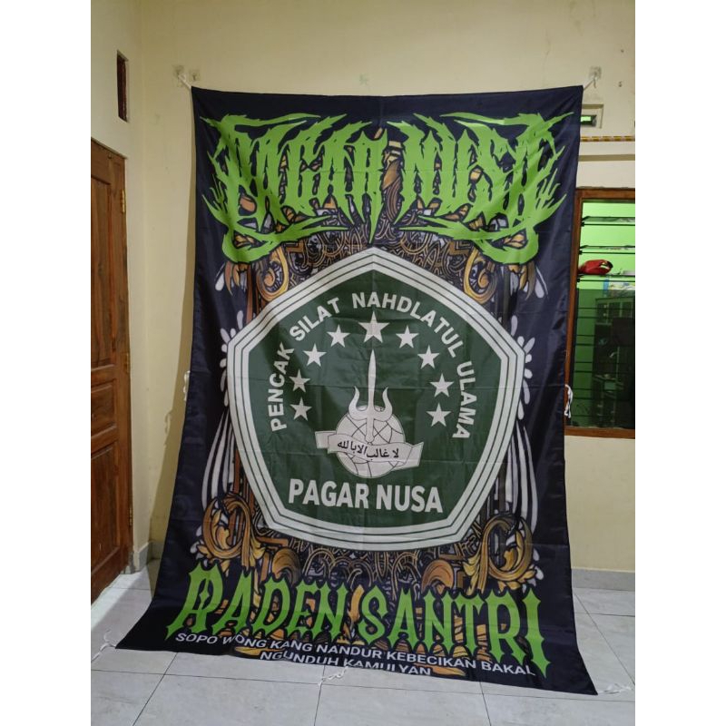 PROMO 6.6 + COD + GRATIS ONGKIR BENDERA PAGAR NUSA  UMBUL UMBUL SPANDUK