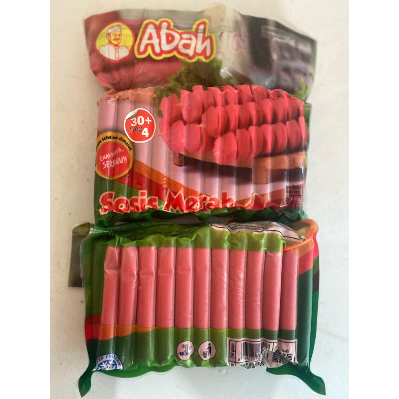 

(FROZEN FOOD) SOSIS ABAH MERAH 750GRAM ISI 33 BIJI