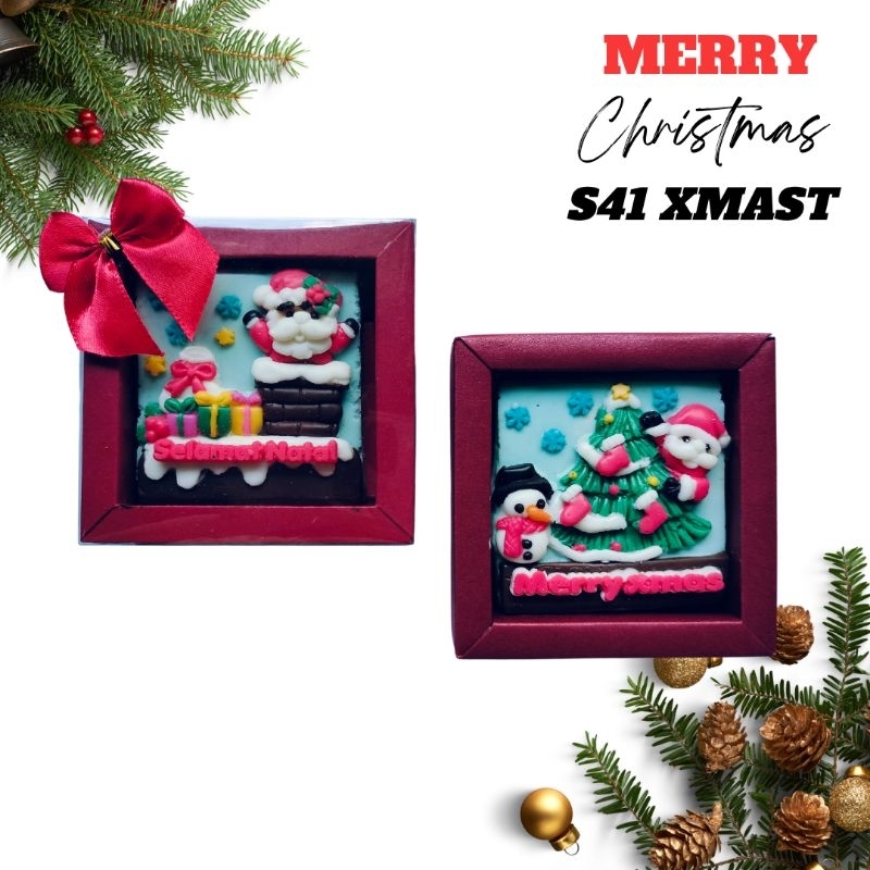 

goodie bag sekolah Minggu coklat natal 2025 chococard Merry Christmas