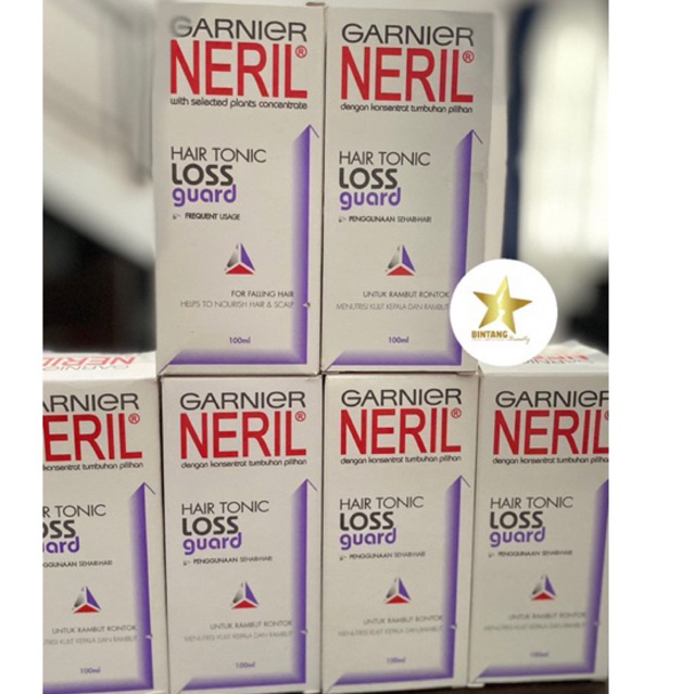 Garnier Neril Hair Tonic Loss Guard Frequent Usage 100ml - Hair Tonic Rambut Rontok - Penumbuh Rambu