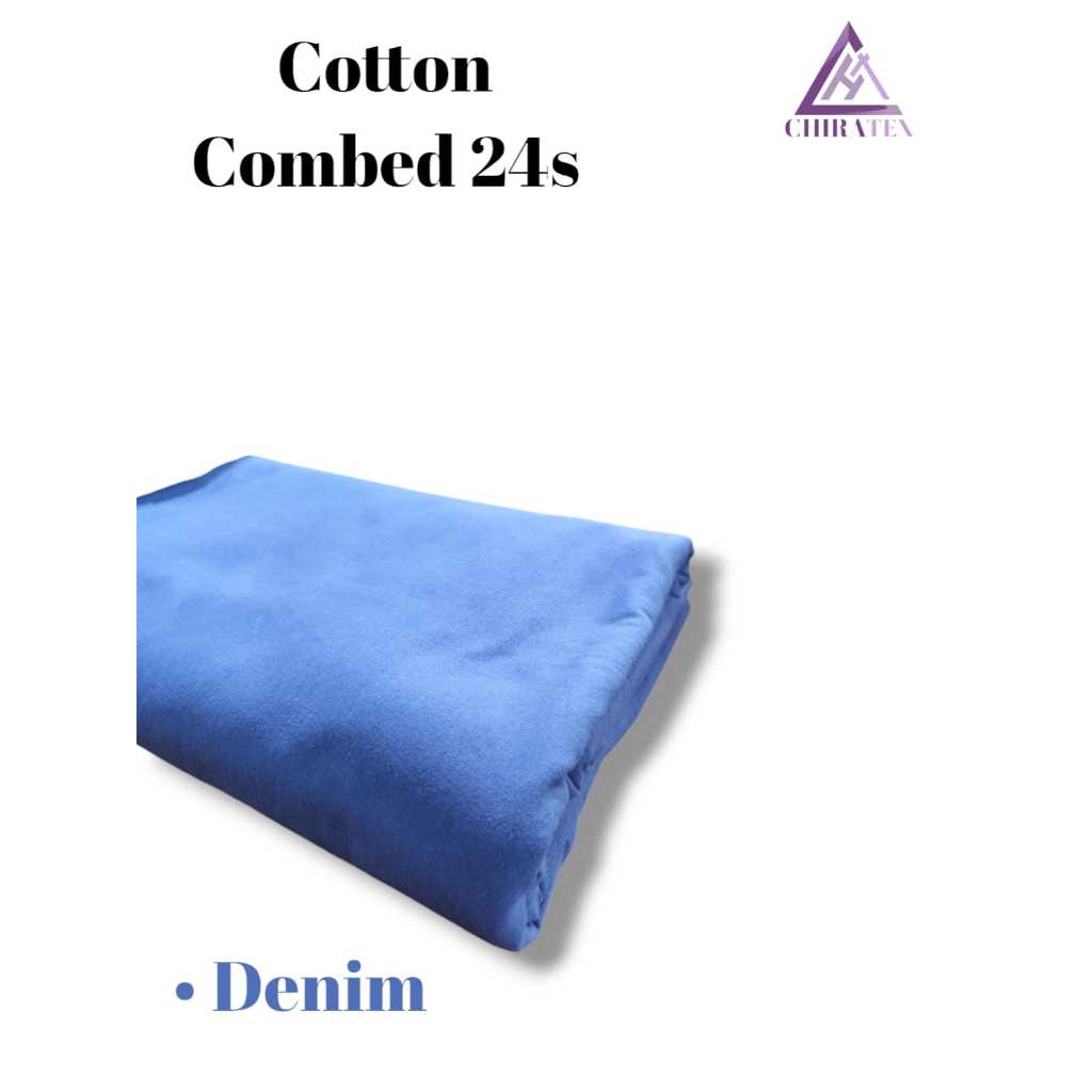 KAIN COTTON COMBED 24S + RIB (BAHAN KAOS)