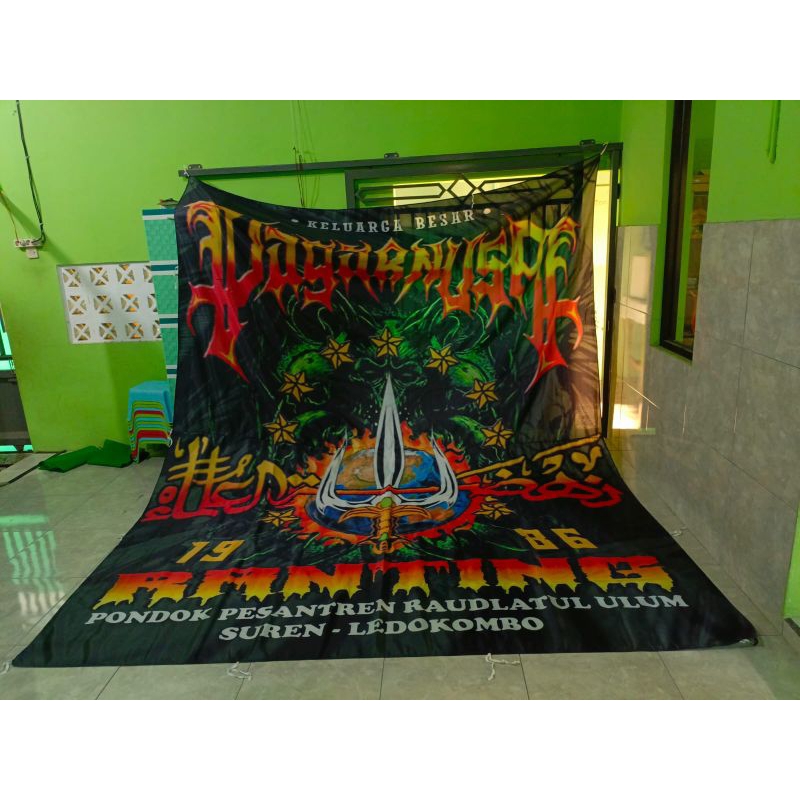Cetak Bendera Printing | Bendera PAGAR NUSA| Gratis Ongkir | COD | Bendera Printing PAGAR NUSA