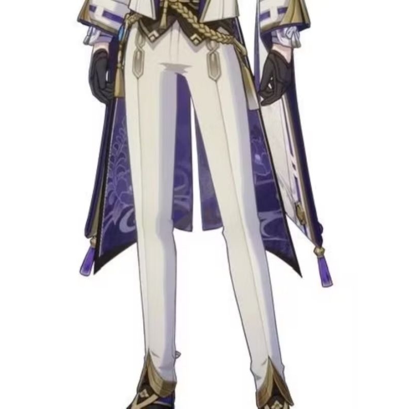 Celana Kamisato Ayato - Kostum Cosplay Genshin Impact