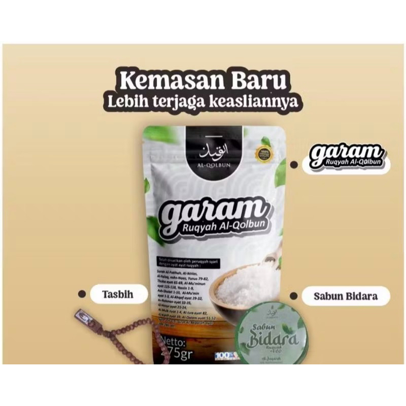 

Garam ruqyah al-qolbun 275gr