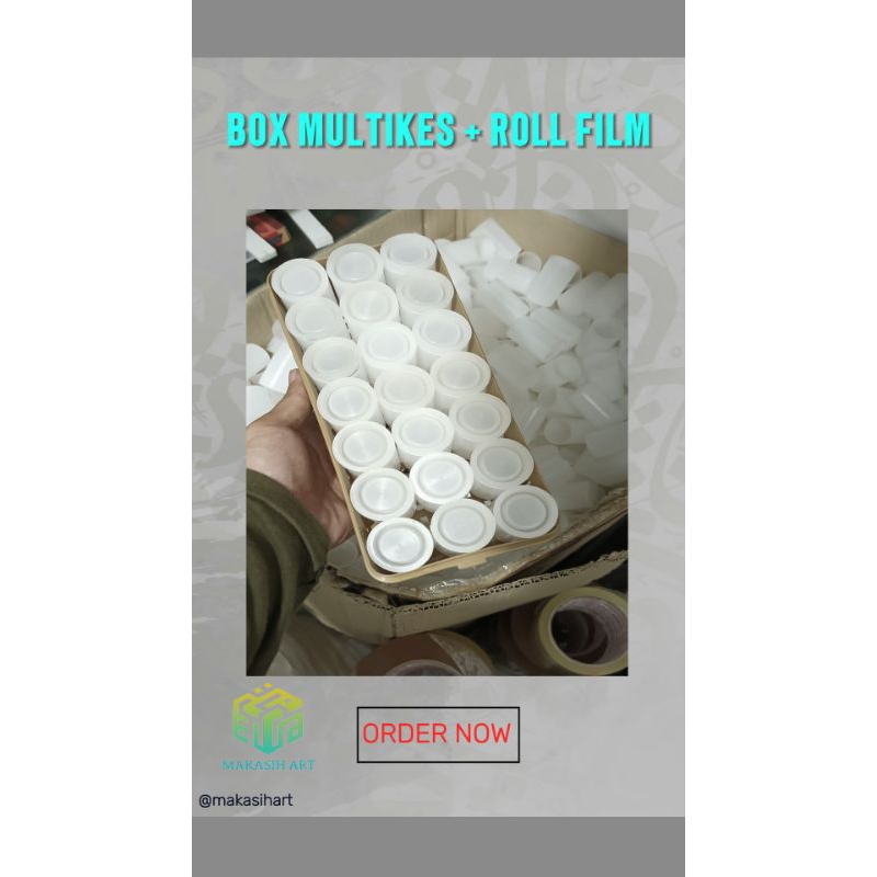 

BOX MULTIKES + 21 TABUNG ROLL FILEM SERBAGUNA