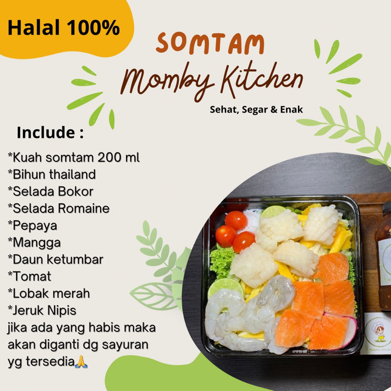 

Promo 7.7 Salad Thailand Somtam 1500 Ml Sehat Segar Halal