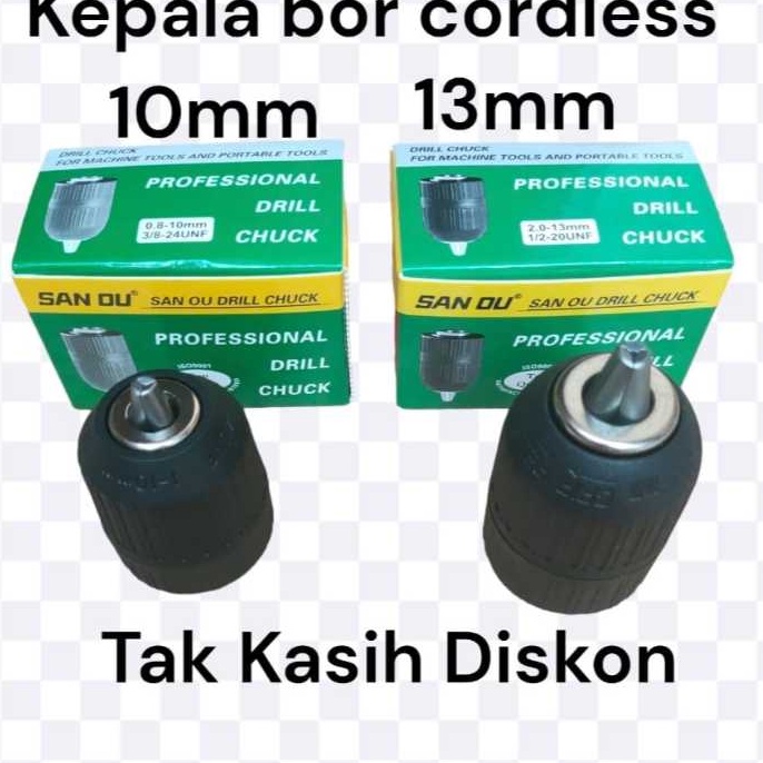 Unggul KEPALA BOR CAS 1MM DAN 13MM  KEPALA BOR CORDLESS 1MM DAN 13MM