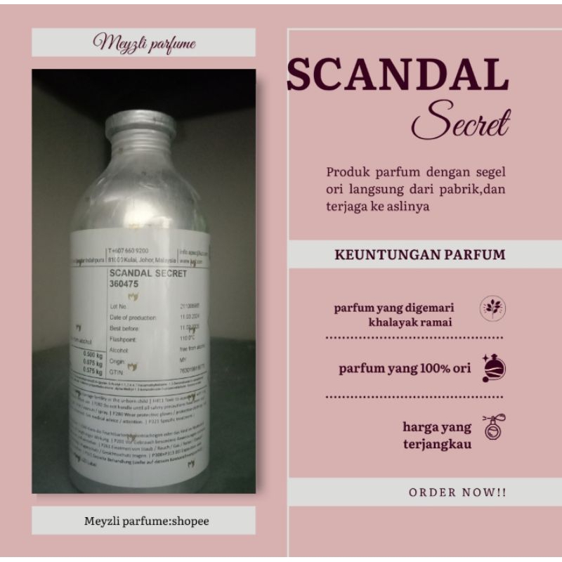 SCANDAL SECRET BY LUZI(vs scandal secret)ORI