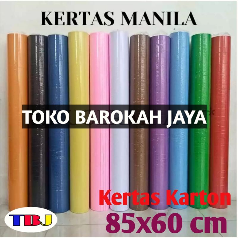 

Kertas karton Manila Tebal harga per 1 lembar 85x60 cm