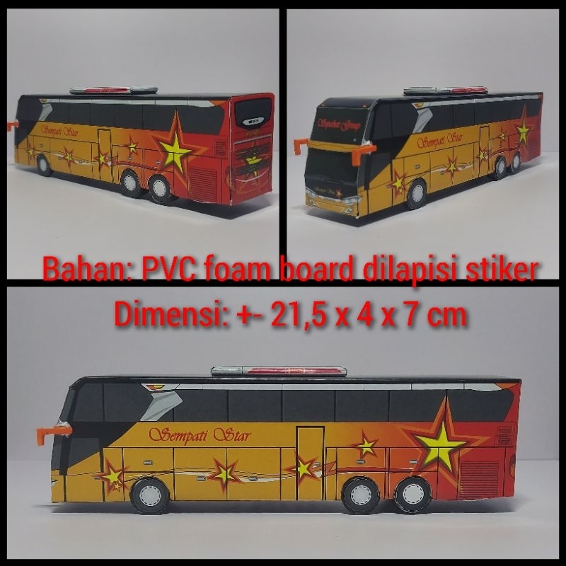 Miniatur Bus Sempati Star Voyager