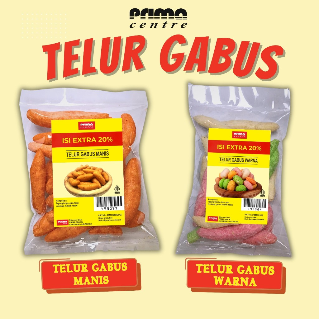 

(PS3) TELUR GABUS MANIS KARAMEL GULA AREN 76gr/ TELUR GABUS WARNA WARNI 54gr