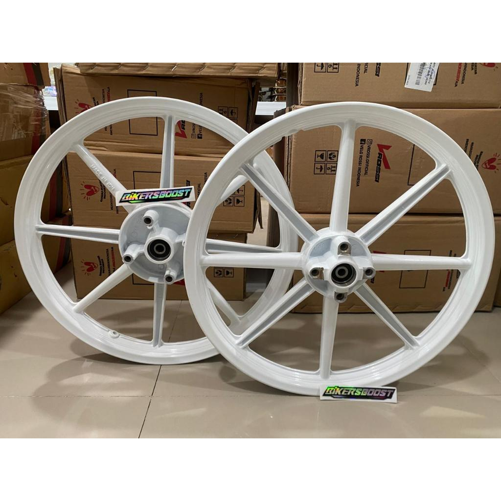 Velg Rossi Zigen Swan jupiter MX DD New Double disc Palang 8 putih white