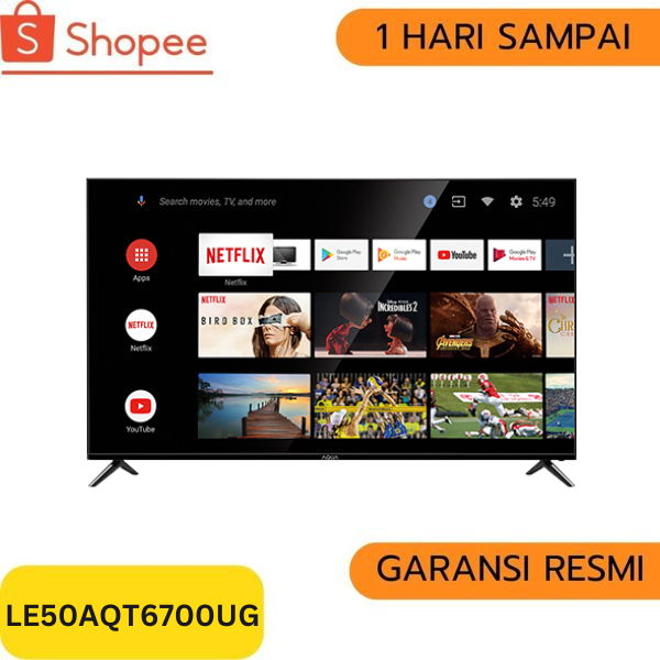 Aqua Tv LE50AQT6700UG Smart Android 50 Inch