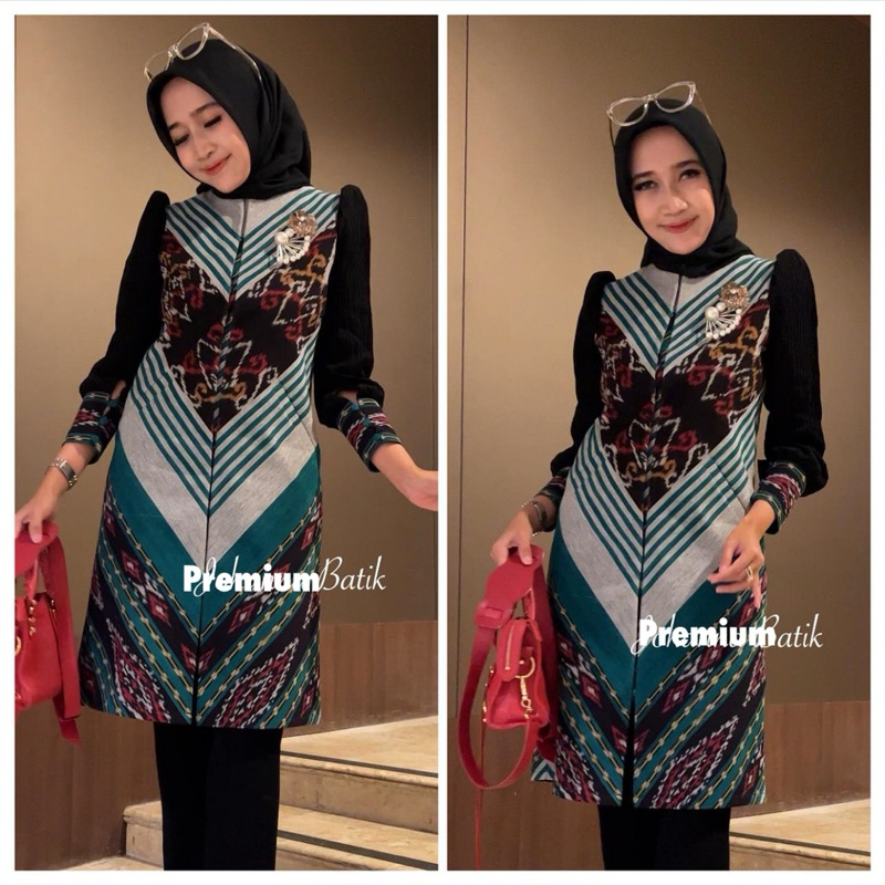 ATASAN TENUN NUSANTARA | TUNIK KERJA WANITA