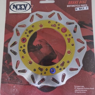 CAKRAM PIRINGAN DISK BRAKE DEPAN MODEL GERIGI NMAX AEROX LEXI STANDAR GERIGI FLOATING WARNA DISK DEP