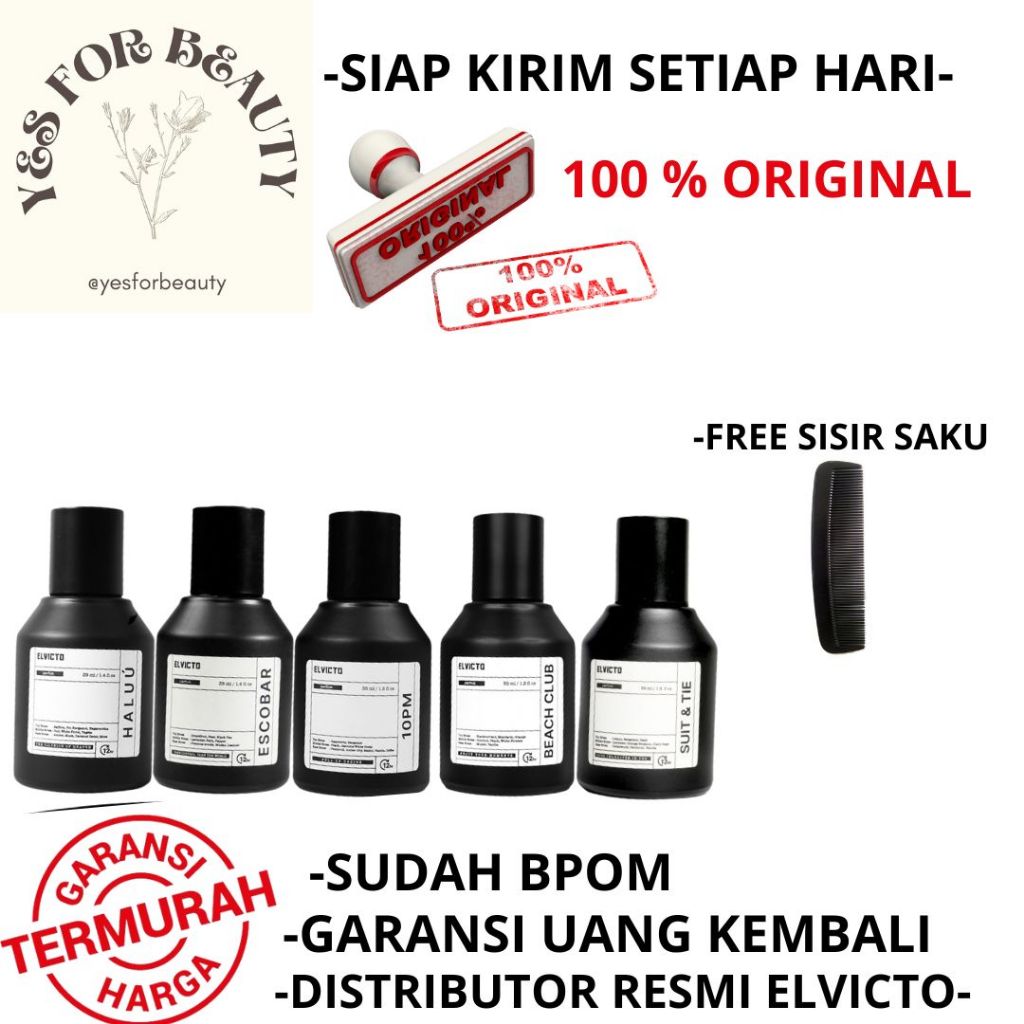 ELVICTO PARFUM ALL VARIANT ELVICTO PARFUM HALUU SECOBAR PARFUM BEACH CLUB HELIOS PARFUM ELVICTO ORIG