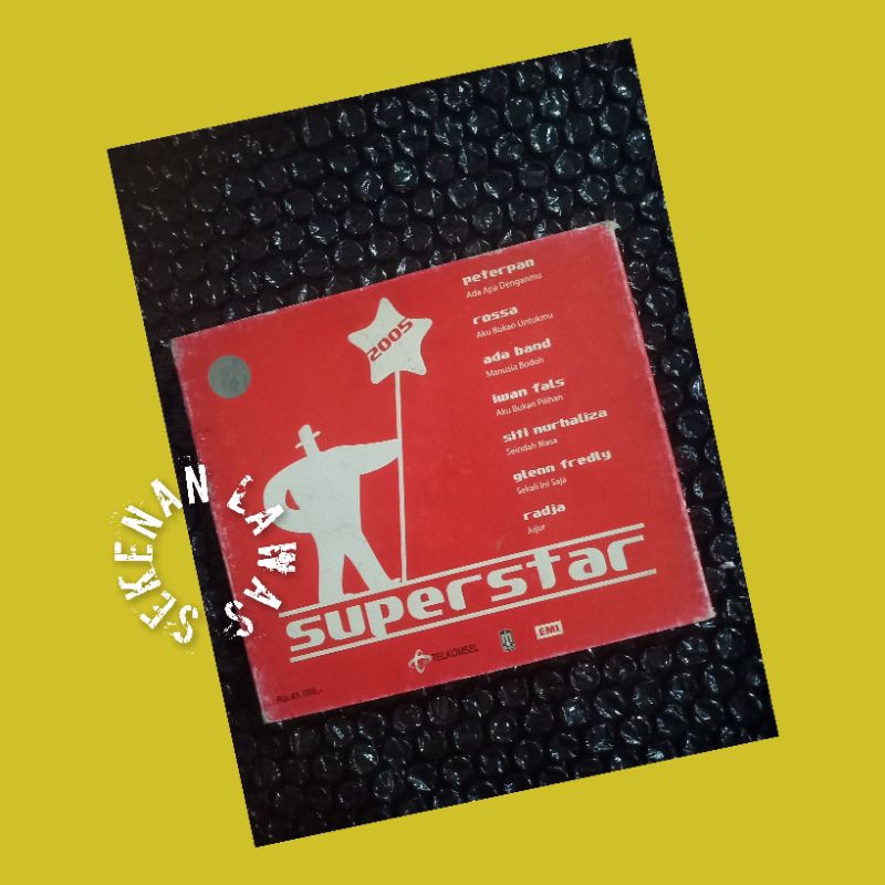 CD Superstar 2005 / Peterpan, Siti Nurhaliza, Rossa,Ada Band dll (Disc Ada Sedikit Baret Halus Pemak