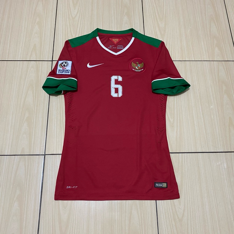 Jersey Timnas Indonesia Home AFF Cup 2016 Player Issue Original