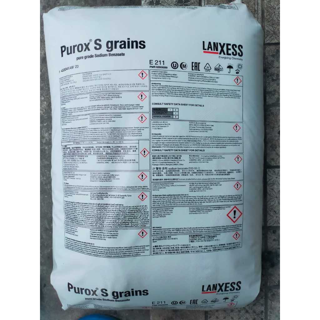 

Sodium Benzoat Premium Purox / Holland - 25 kg