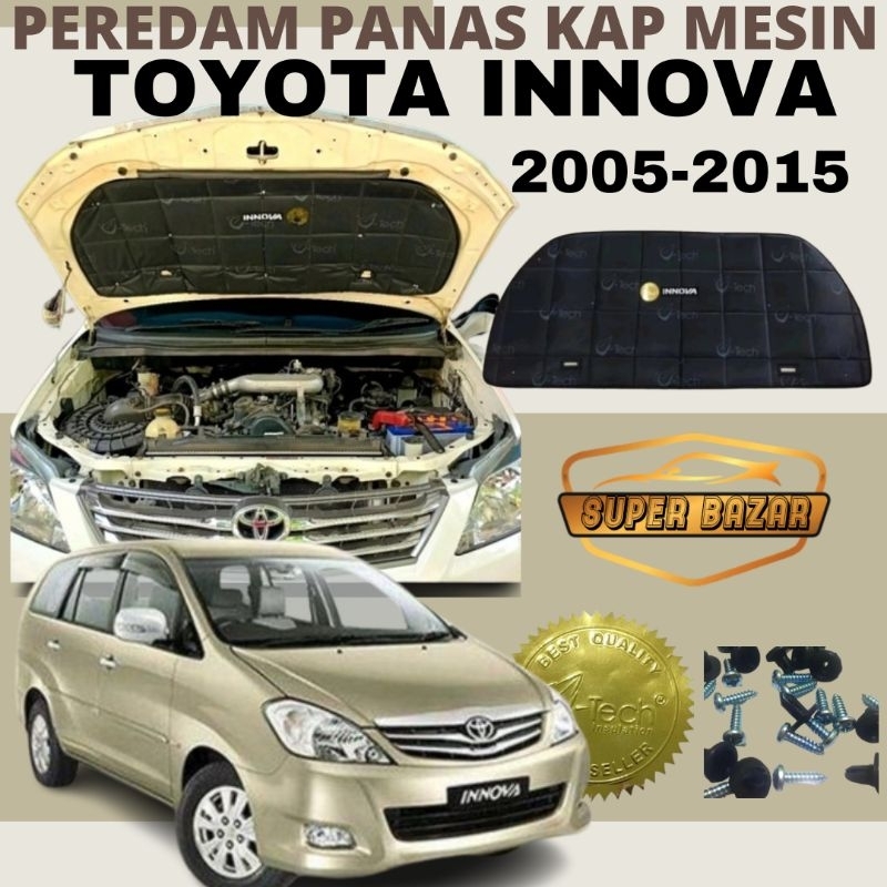 Toyota innova 2005 peredam kap mesin mobil