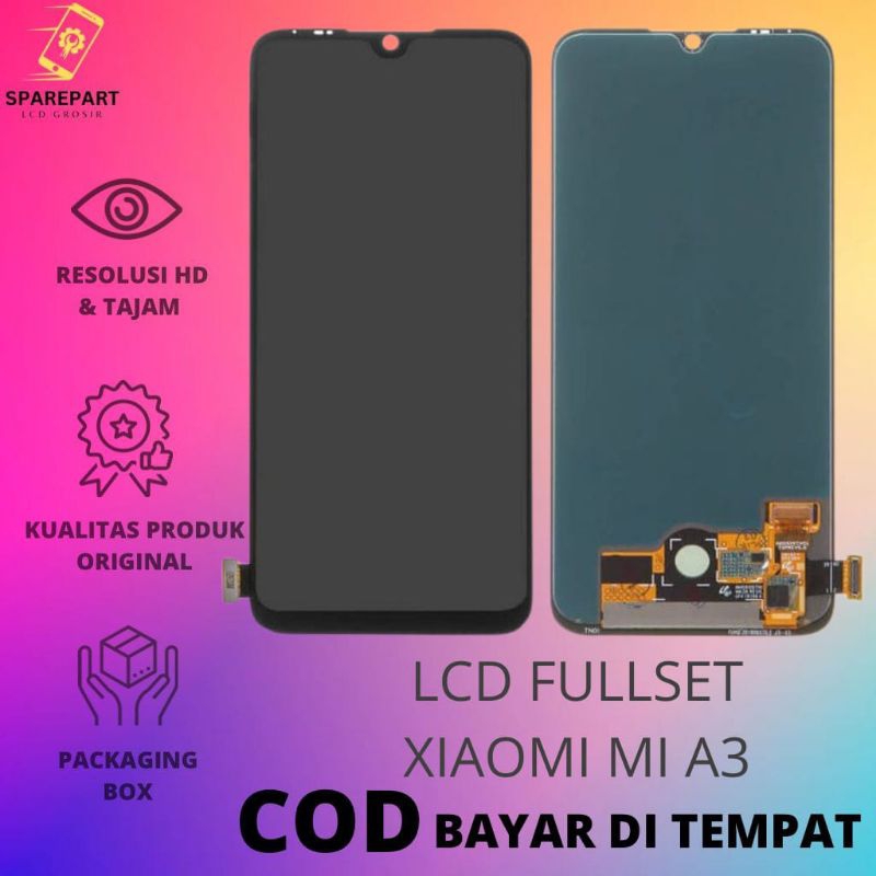 LCD FULLSET XIAOMI MI A3 / MI CC9E ORIGINAL TOUCHSCREEN LCD