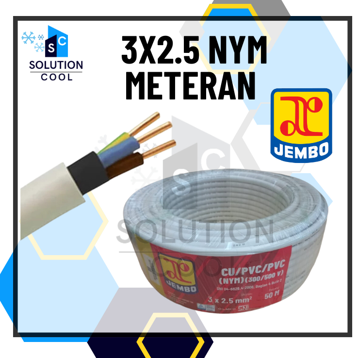 Kabel 3x2.5JEMBO NYM Meteran