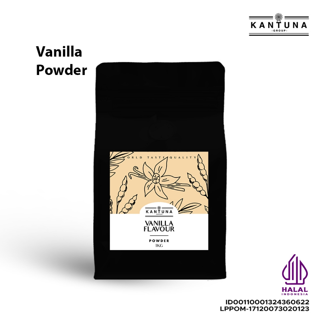 

Kantuna Vanilla Powder - Powder Rasa Vanilla Cafe/Kafe/Bisnis