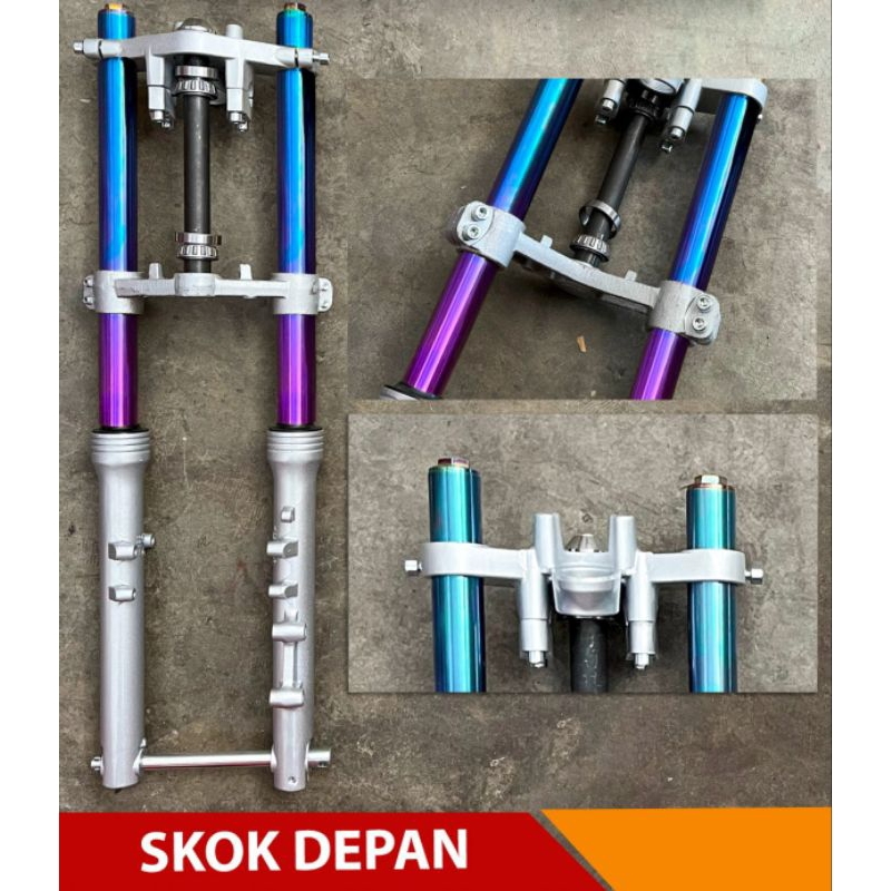 Shock Depan Ninja As Honda Skok Ninja As Rainbow Shock Ninja pnp Gl Cb Mp Tiger