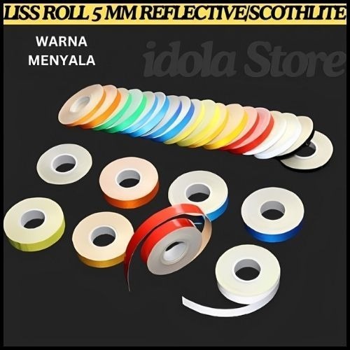 Sticker Stiker Sticker List Velg Roll Gulung Motor Mobil variasi Stiker Vlag Motor UNGU