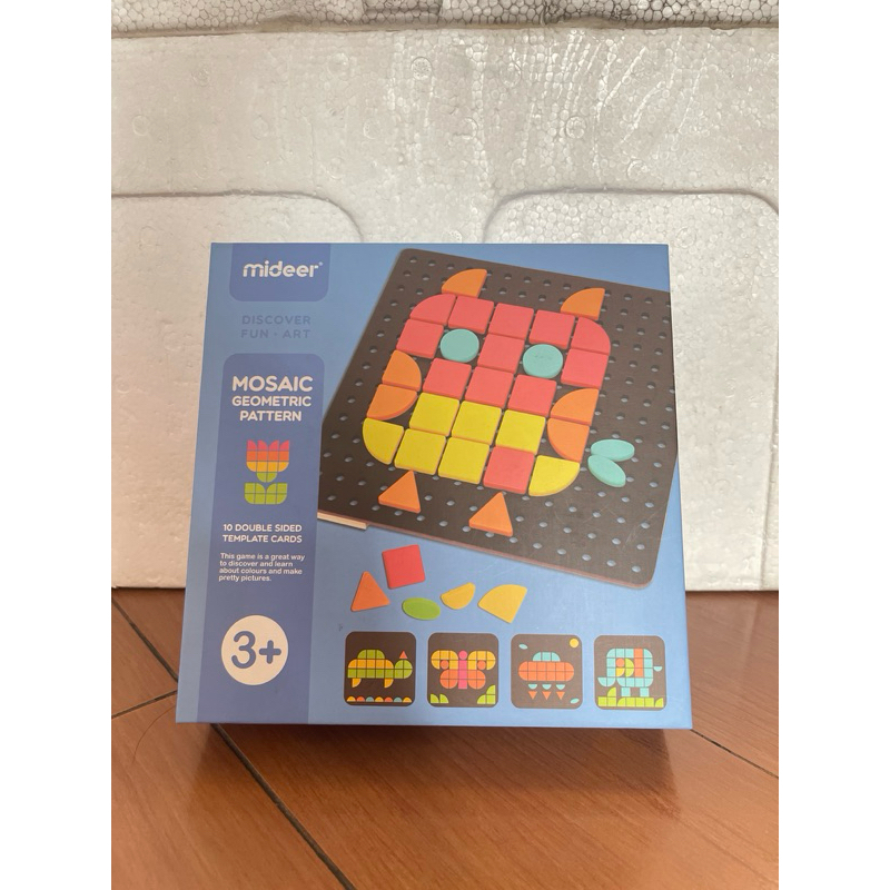 Mideer Mosaic Geometric Pattern Game / Mainan Anak / Edukasi