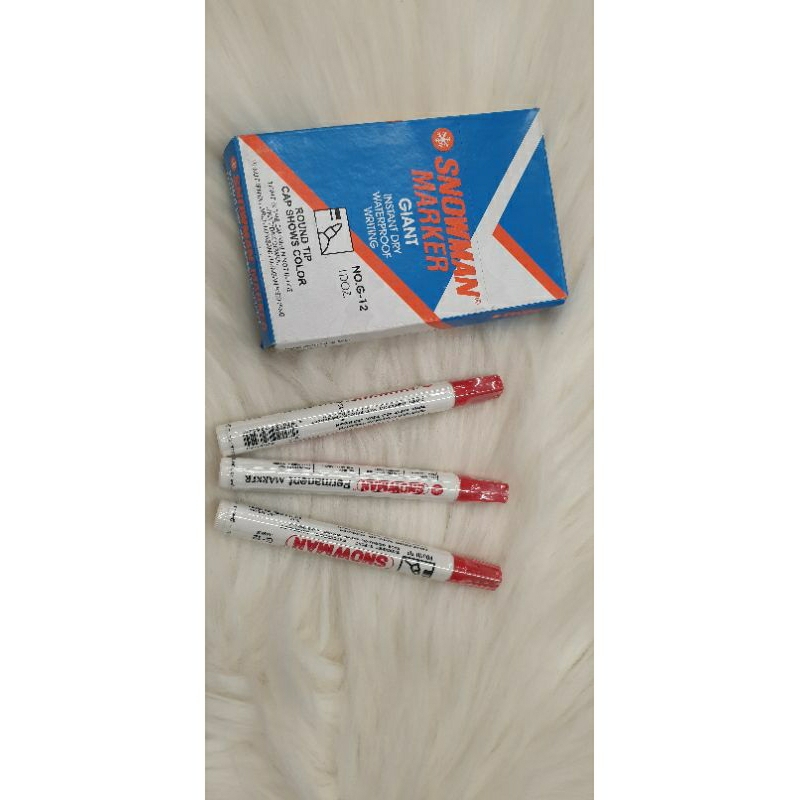 

SPIDOL SNOWMAN PERMANEN MARKER PER-PACK