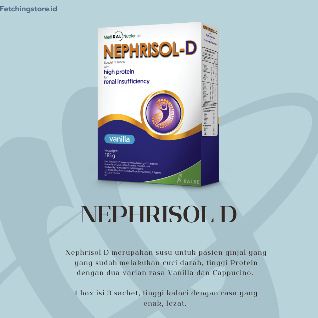 

NEPHRISOL-D 210GR VANILLA/CAPPUCINO FREE GIFT